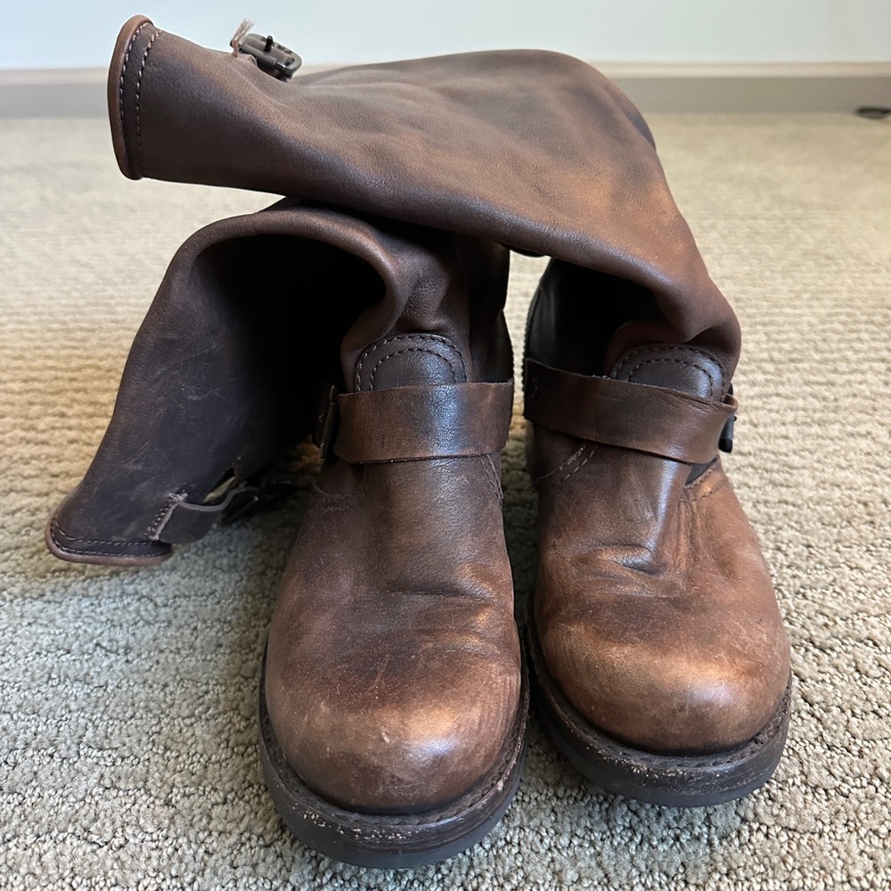 *SOLD*FRYE Veronica Slouch Boots - Dark Brown - Women’s Size 8.5